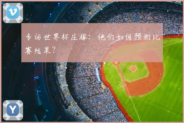 专访世界杯庄稼:他们如何预测比赛结果?