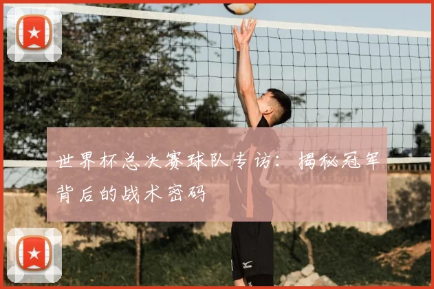 世界杯总决赛球队专访：揭秘冠军背后的战术密码